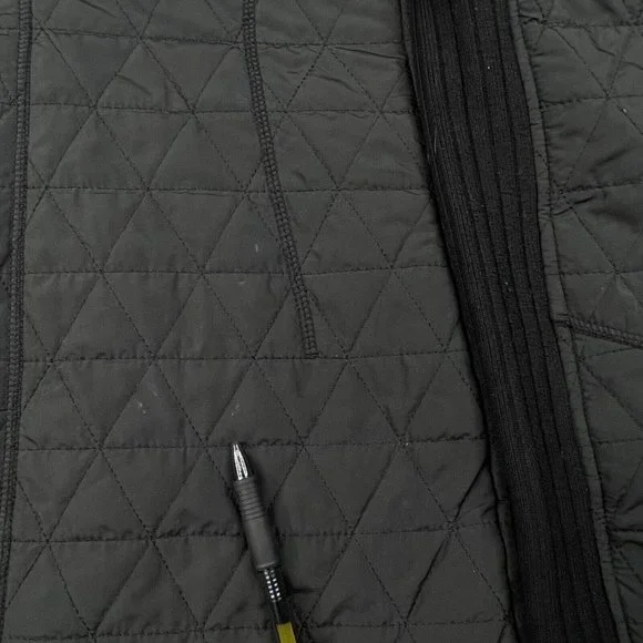 Prana Esla Long Black Sherpa Lined Coat - Picture 6 of 14